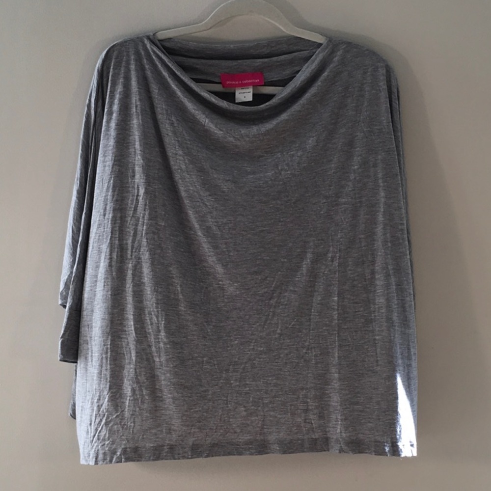 Pookie & Sebastian cape sleeved jersey top